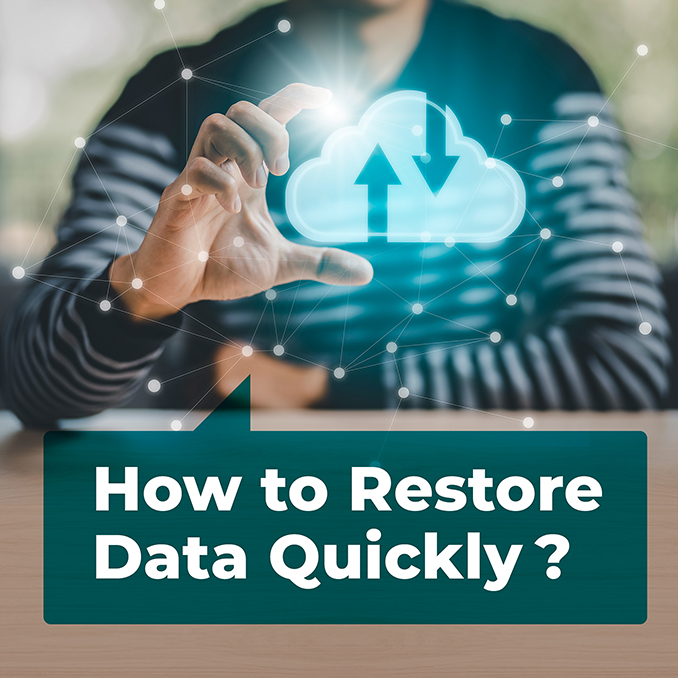 Ahsay will discuss three essential steps to help you restore your data quickly and effectively.