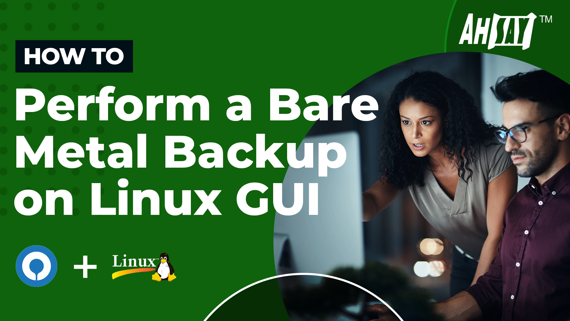 How to perform bare metal backup on Linux GUI? 