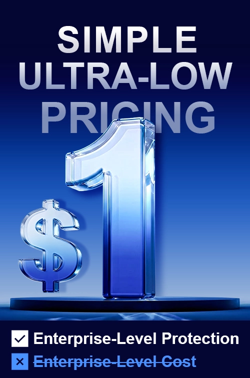 Ahsay provides simple ultra-low pricing of $1 for enterprise-level protection without the enterprise cost