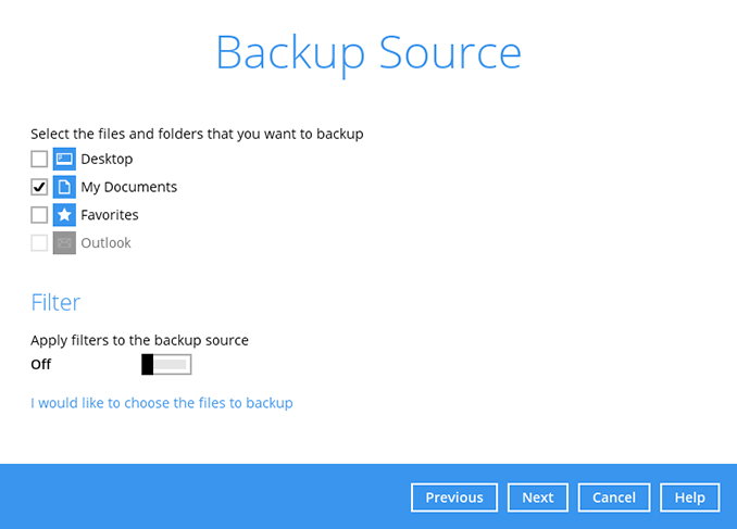 Backup Files - Windows