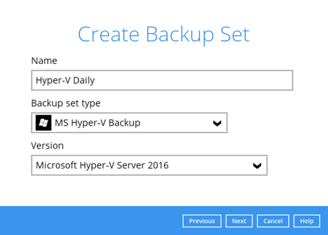 Backup VM - How to create a Hyper-V backup