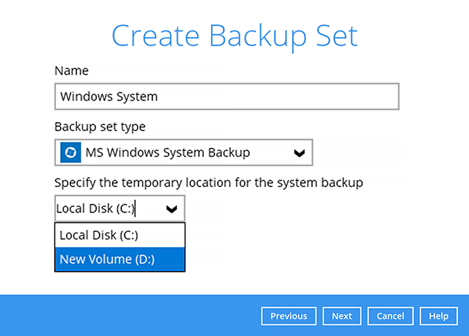 Microsoft System Backup