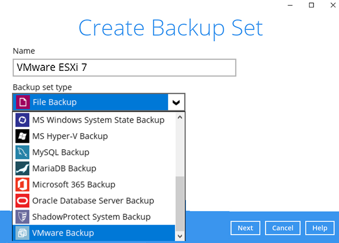 Backup VMware