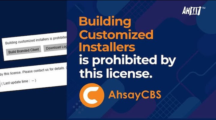 Building Customized Installers Is Prohibited By This License