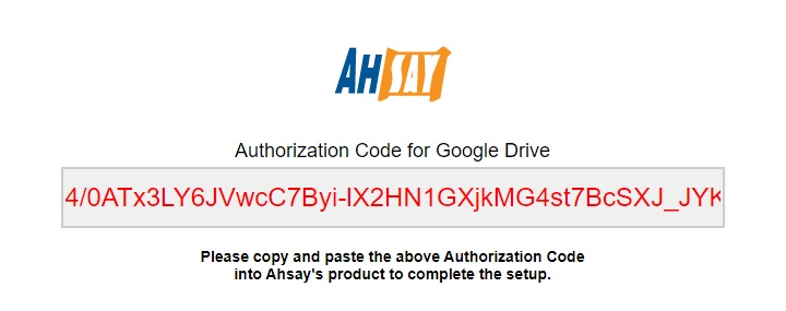 Authorization Code