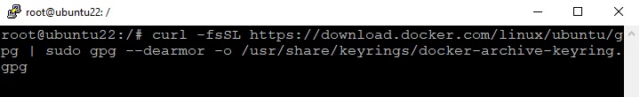 Add Docker's official GPG key