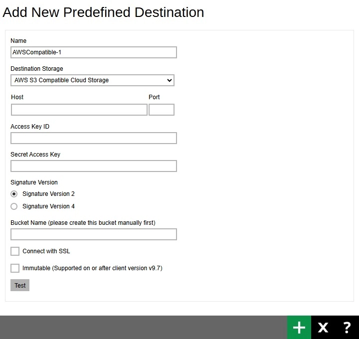 AWS S3 Compatible Cloud Storage