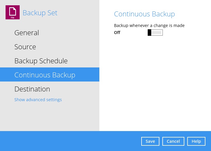 AhsayCBS Heap Size Settings