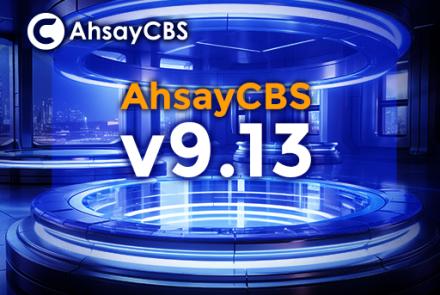 New Ahsay v9.13 Released