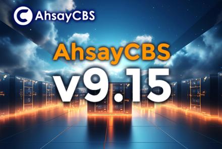 New Ahsay v9.15 Released