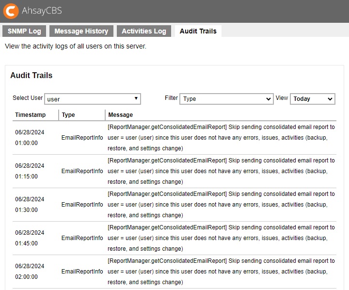 Audit Trails