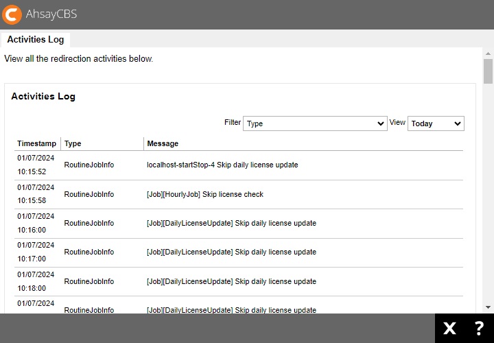 Replication Logs