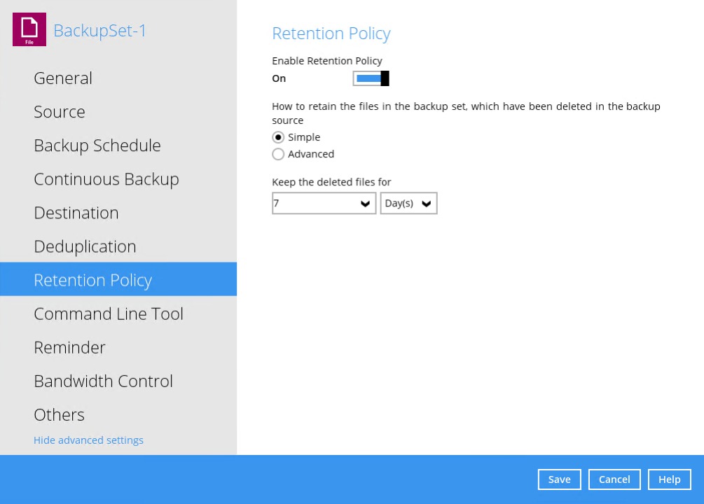 retentionpolicy