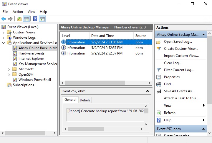 Event Viewer