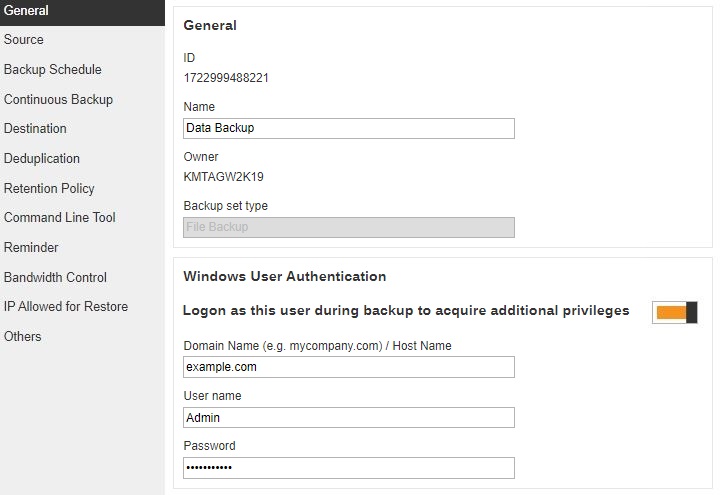 Windows User Authentication