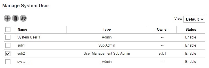 Delete System User