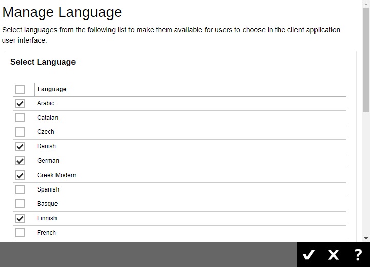 Select Language