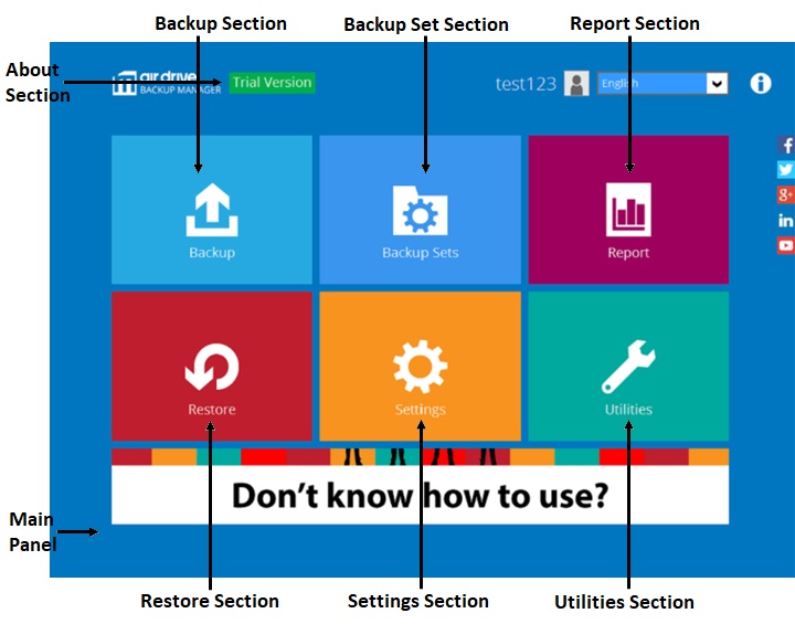 Color Scheme for Backup Clients