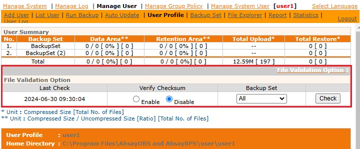 Single User Rebuild