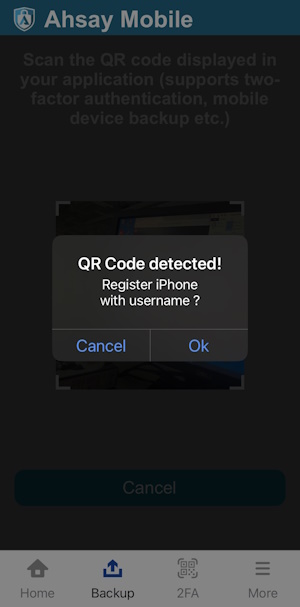 Migrate backup content