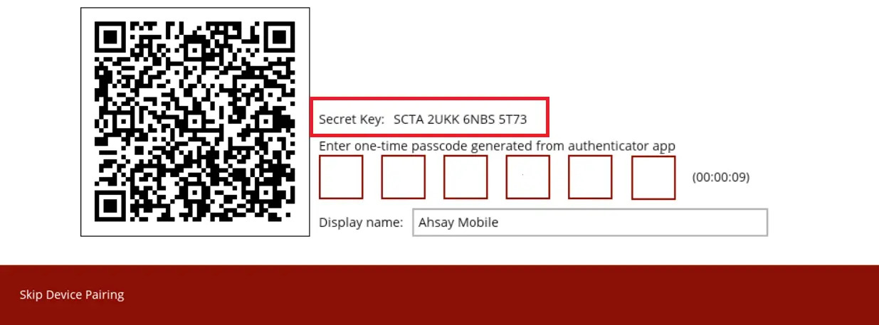 Secret Key