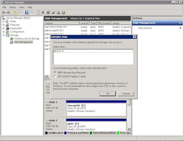 Set up Hard Disk