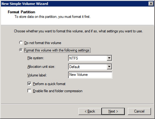Set up Hard Disk