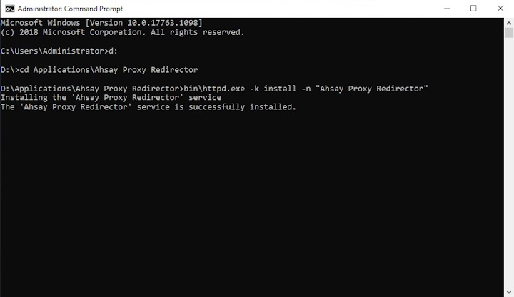 Install AhsayPRD