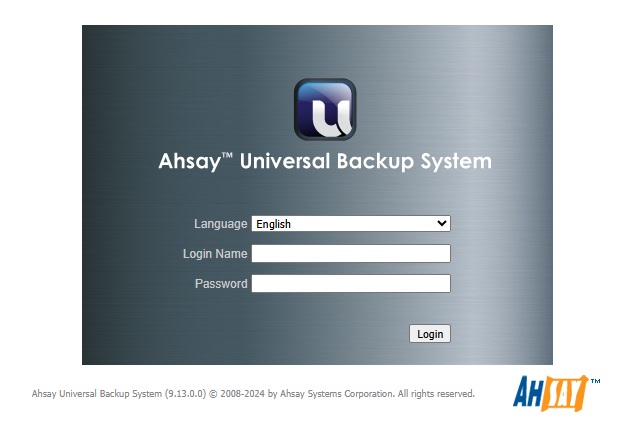 AhsayUBS WebAdmin