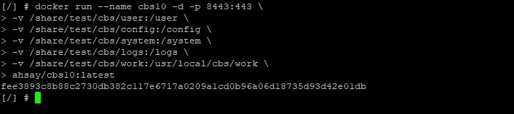 Create and Start Containers