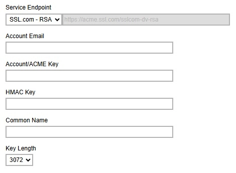 SSL.com - RSA Service Endpoint