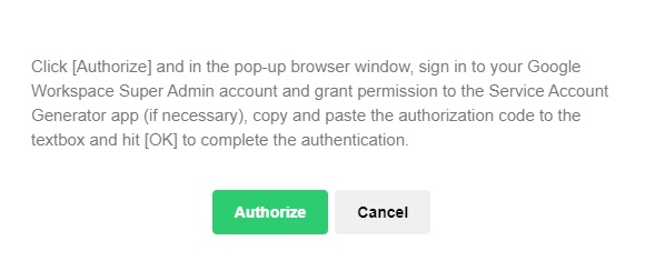 Authentication Process