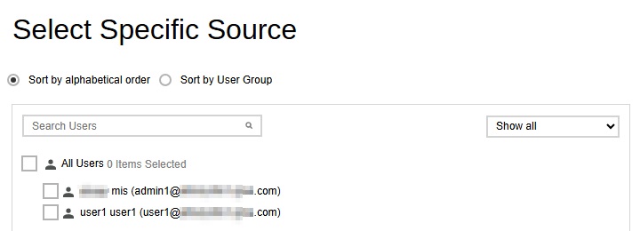 Select User