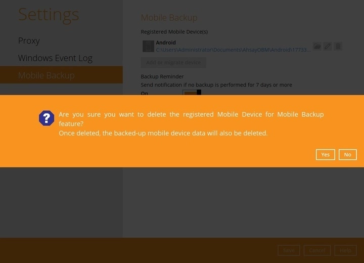 Remove Device