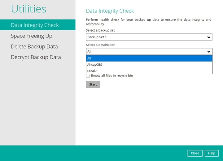 Data Integrity Check