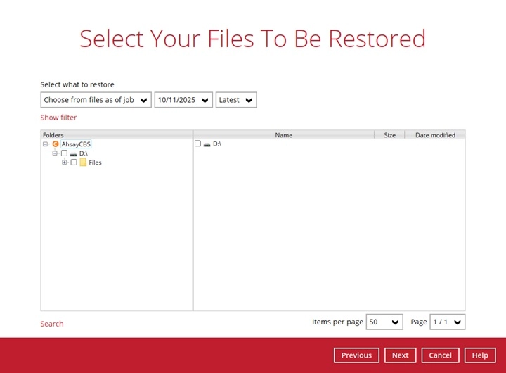 Select Files