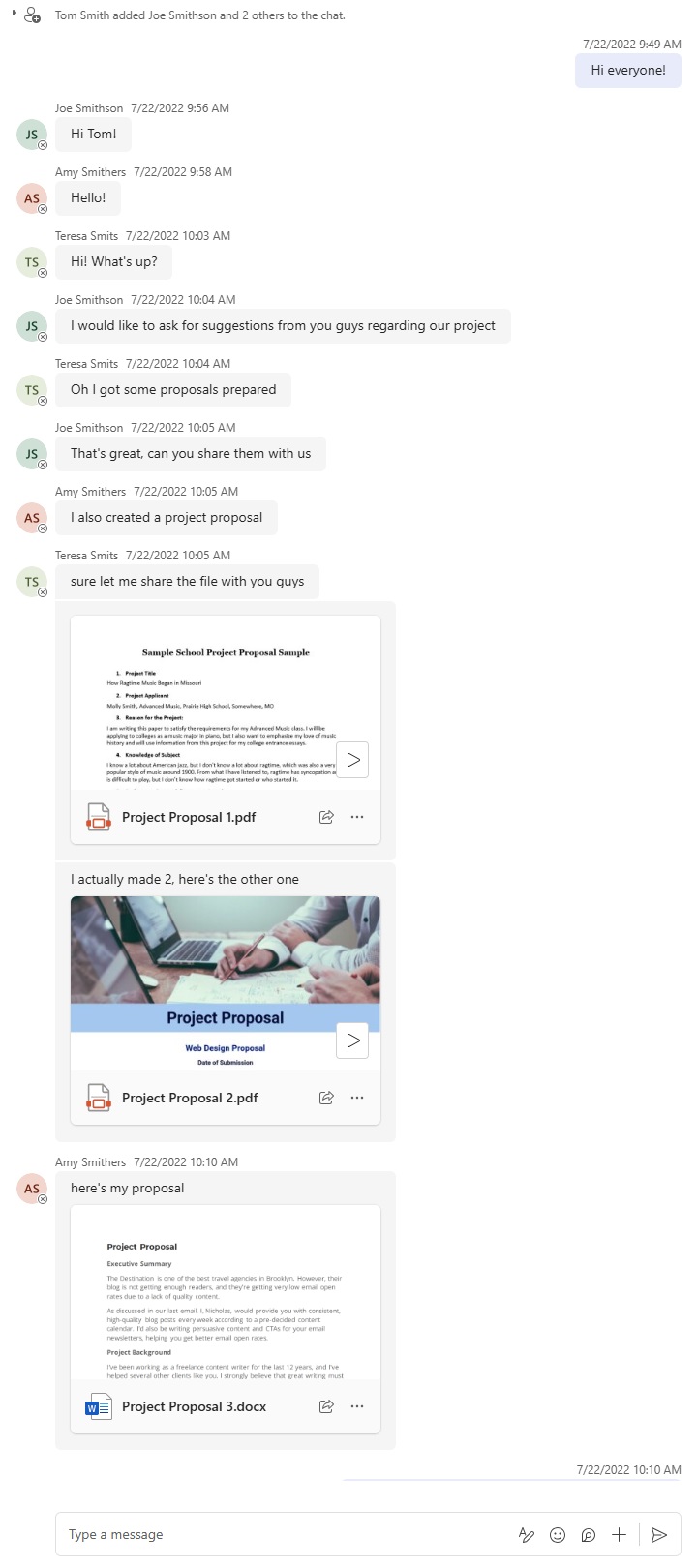 Teams Chat