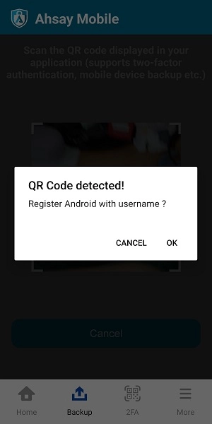 Migrate backup content