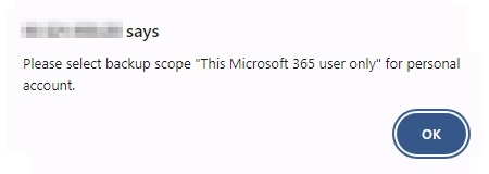 Backup Scope Error