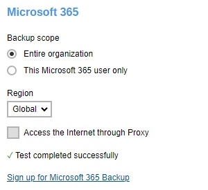 Test Success