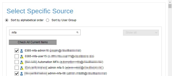 Select User
