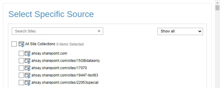 Select Site