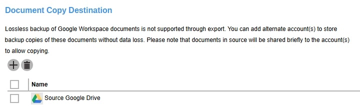 Document Copy Destination
