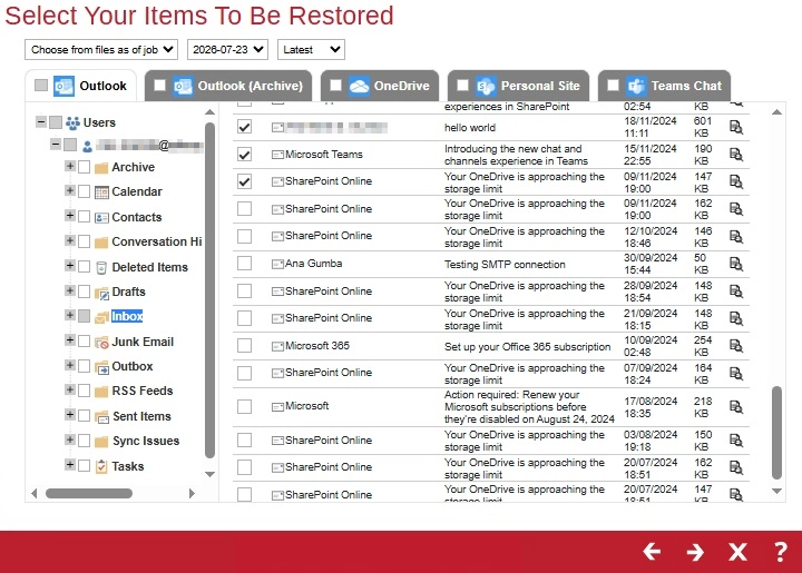 Specific Items