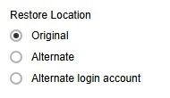 Restore Location