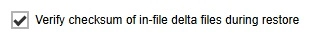 Verify Checksum