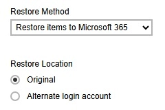 Restore Location
