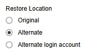 Restore Location
