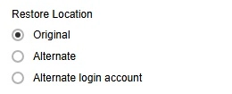 Restore Location