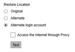 Alternate Login Account